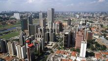 Aerial view, Avenida Eng. Luis Carlos Berrini, Sao Paulo, Brazil PUBLICATIONxINxGERxSUIxAUTxHUNxONLY xMH-05393x 