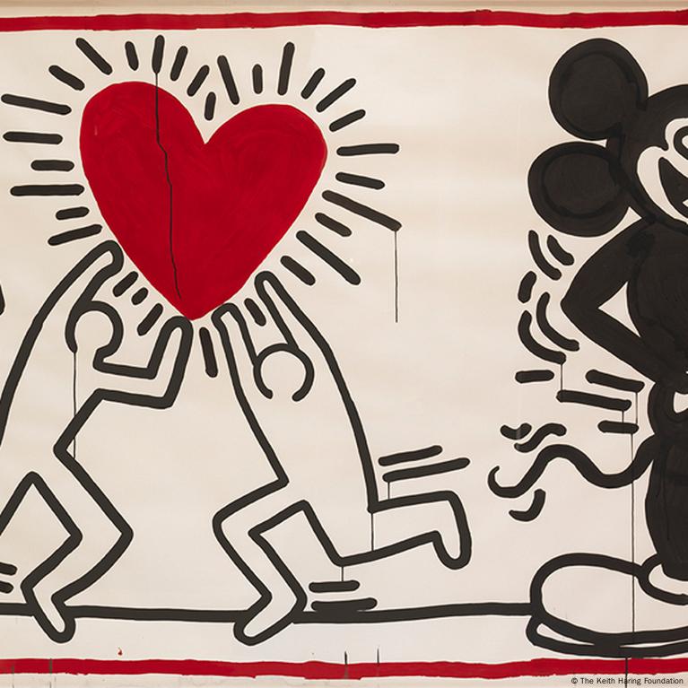 keith haring love art