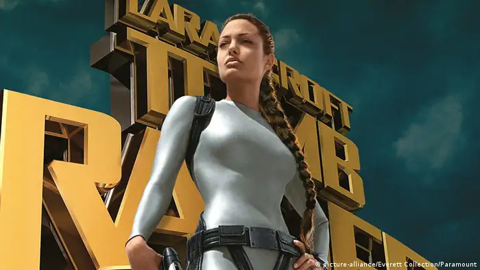 Filmplakat Lara Croft: Tomb Raider - Die Wiege des Lebens mit Angelina Jolie (picture-alliance/Everett Collection/Paramount)