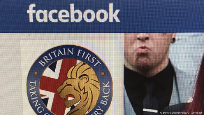 Facebook Verbot der Seite Britain First (picture-alliance/dpa/C. Dernbach)