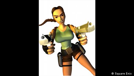 Lara Croft zielt mit zwei Pistolen auf den Betrachter(Square Enix )