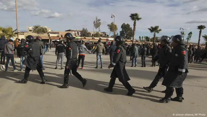 Marokko Proteste in Jerada (picture-alliance/AP Photo)