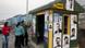 Election posters are seen on a bus shelter in Nuuk, Greenland Election posters are seen on a bus shelter in Nuuk, Greenland