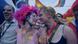 Two women at a gay pride event. Two women at a gay pride event.