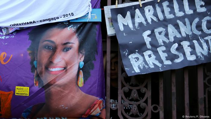 Brasilien Proteste Ermordung Kommunalpolitikerin Marielle Franco (Reuters/P. Olivares)