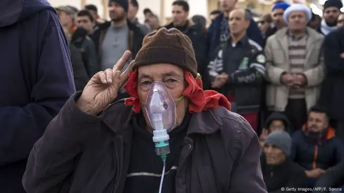 Marokko Proteste gegen wirtschaftliche Marginalisierung in Jerada (Getty Images/AFP/F. Senna)