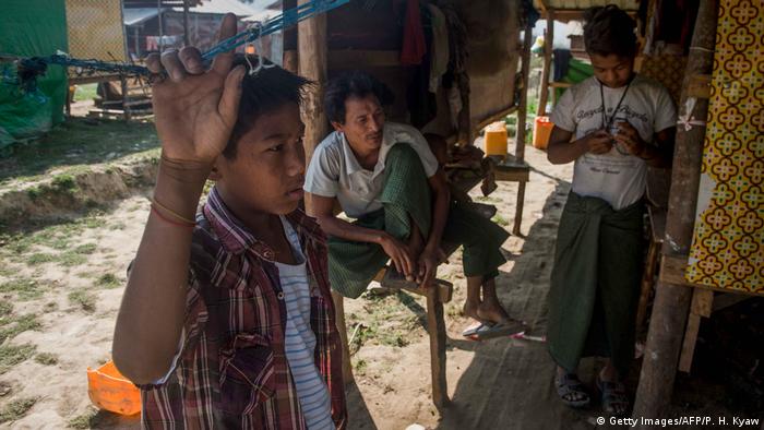 Myanmar Rakhine Flüchtlinge (Getty Images/AFP/P. H. Kyaw)