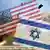 Përpjekjet amerikane në Lindjen e Afërt dhe të Mesme janë shtuar. Ne foto: flamuri i SHBA dhe flamuri izraelit