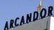 The logo of Arcandor at the company's headquarters in Essen The logo of Arcandor at the company's headquarters in Essen