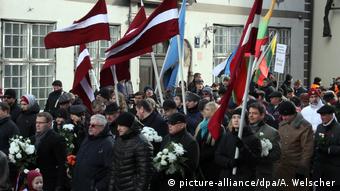 Марш в честь легионеров ваффен-СС в Риге, 16 марта 2018 года