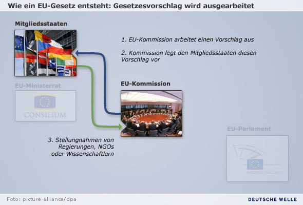 Infografik: Wie Ein EU-Gesetz Entsteht | Deutschland | DW | 04.06.2009