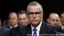 Fiscal de EE. UU. despide al subdirector del FBI McCabe