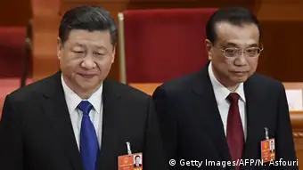 Peking Volkskongress Xi Jinping Li Keqiang