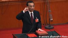 Li Keqiang es reelegido primer ministro de China