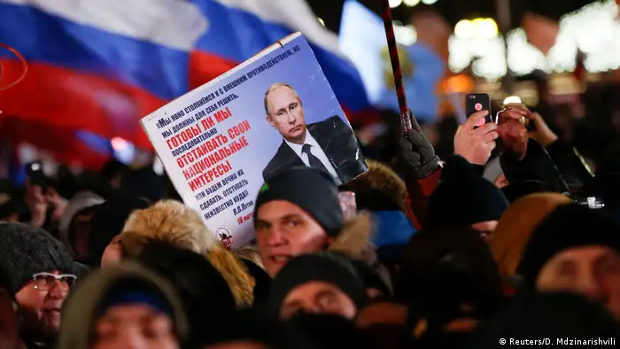 A victory parade for Putin