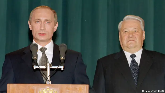 Russland - Putins Amtsantritt 2000 und Boris Yelzin (Imago/ITAR-TASS)