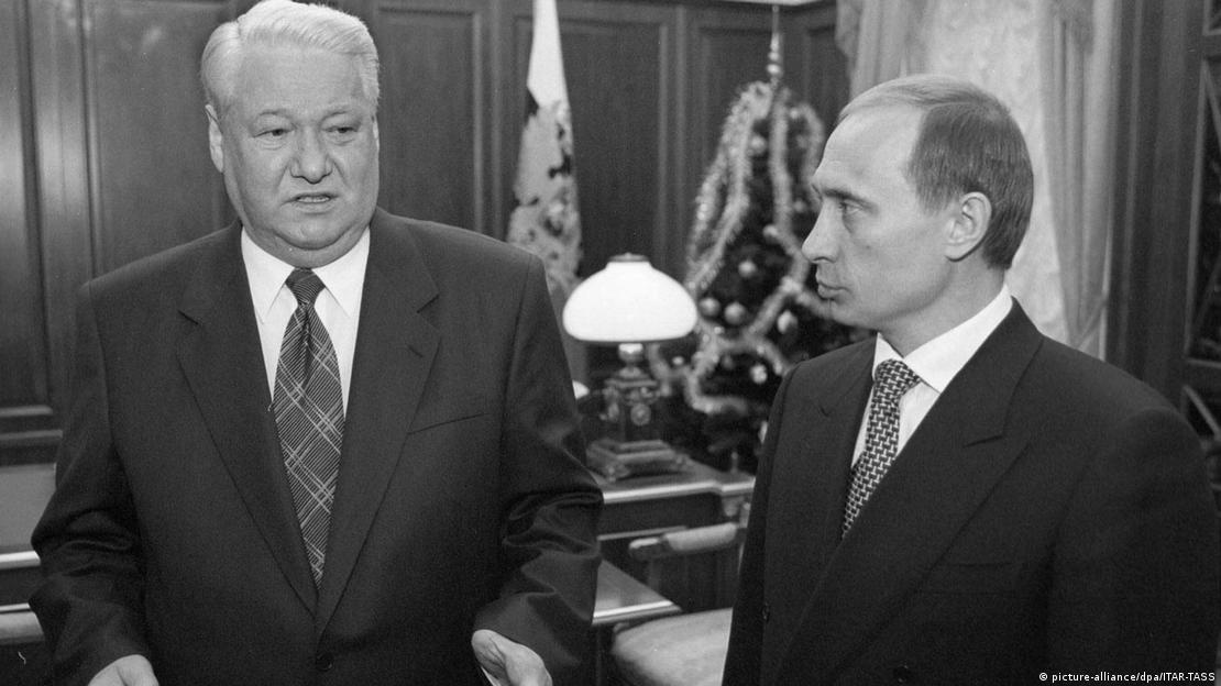 Борис Елцин и Владимир Путин през 1999