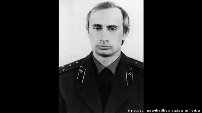 Vladimir Putin in a KGB uniform