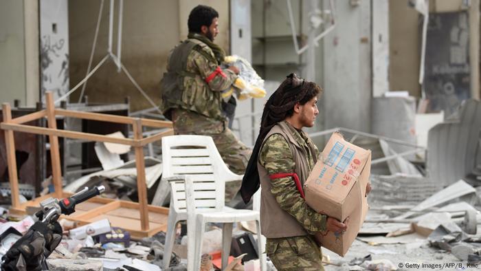 Syrien Afrin Arabische Milizen Plünderungen