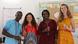 Leonie Haberlander mit Kollegen der DW Akademie und des College of the Arts
