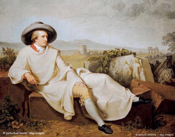 Goethe in der Campagna, Gemälde von Johann Heinrich Wilhelm Tischbein (1751-1829) - (Foto: picture-alliance / akg-images)