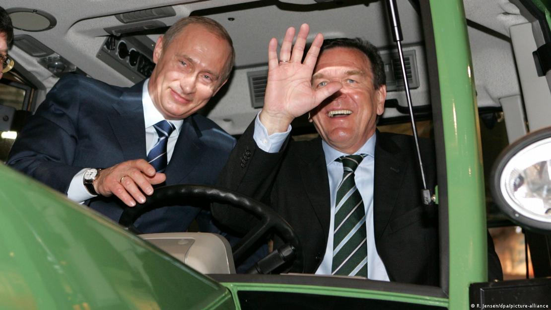 Gerhard Schröder dhe Vladimir Putin