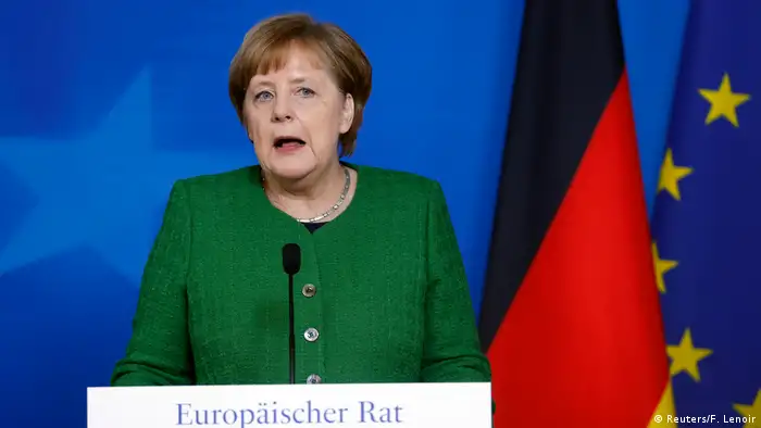 Belgien - EU-Gipfel Angela Merkel (Reuters/F. Lenoir)