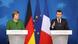 Belgien EU-Gipfel - Merkel und Macron Belgien EU-Gipfel - Merkel und Macron