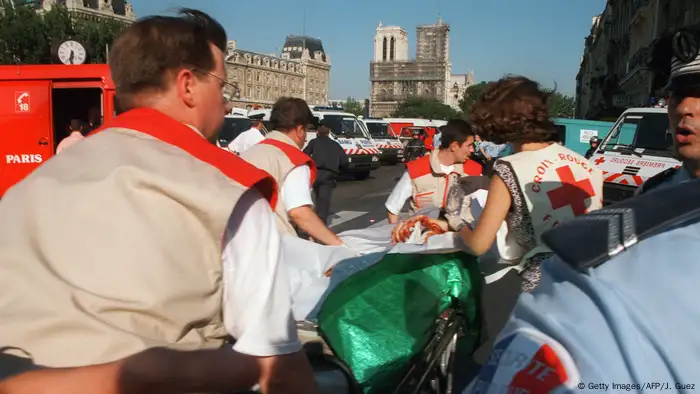 Frankreich Paris - Anschlag der Algerischen Terrorgruppe GIA 1995 (Getty Images/AFP/J. Guez)