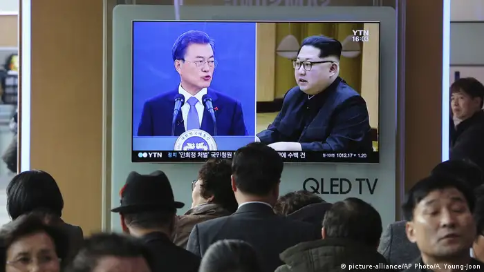 Nordkorea Südkorea innerkoreanische Gespräche Moon Jae-in und Kim Jong Un