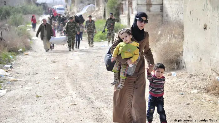 Syrien Ost-Ghouta (picture-alliance/dpa/Sana)