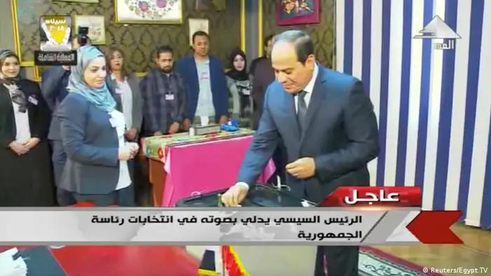 Ägypten Präsidentschaftswahlen (Reuters/Egypt TV)