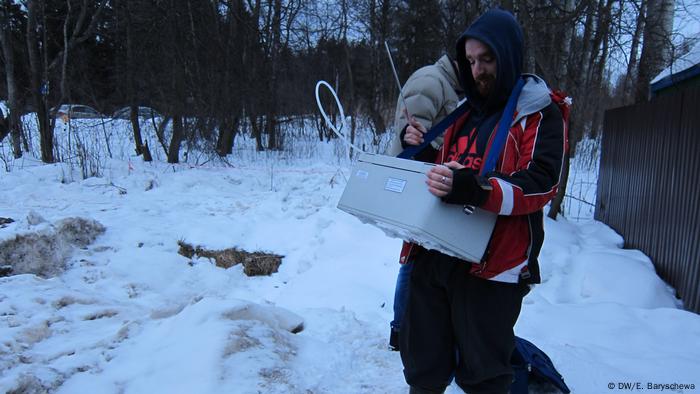 Air measurements at a landfill