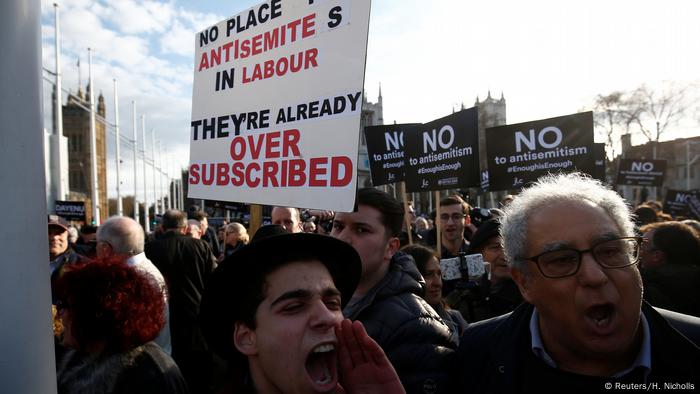 Anti Semitism Uk Jews Accuse Labour S Corbyn Of Turning Blind Eye News Dw 26 03 2018