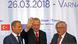 Donald Tusk, Erdogan and European Commission President Jean-Claude Juncker