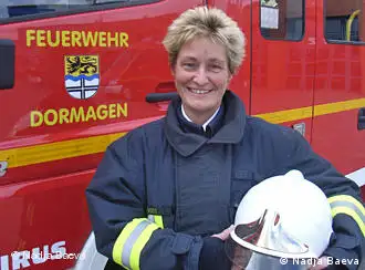 德国唯一的女消防队长Sabine Voss