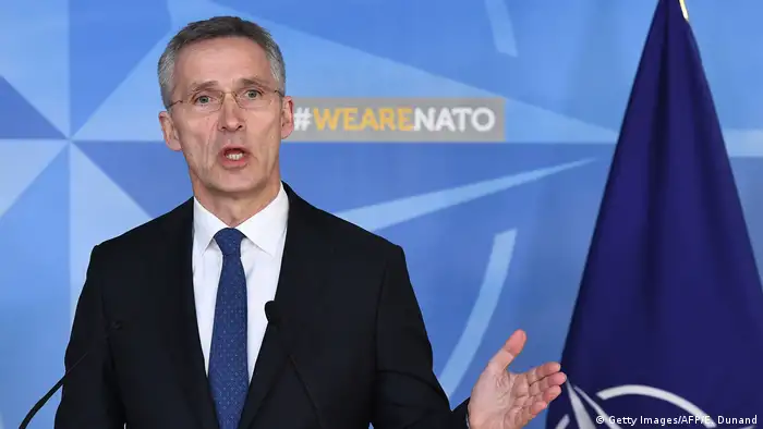 Brüssel Nato Generalsekretär Jens Stoltenberg (Getty Images/AFP/E. Dunand)