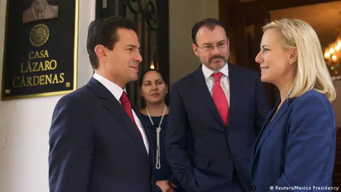 Mexiko City Treffen Pena Nieto Kirstjen Nielsen (Reuters/Mexico Presidency)