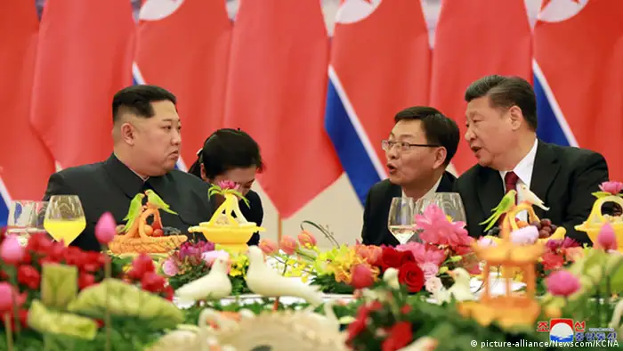 China Kim Jong Un, Nordkorea bei Präsident Xi Jinping in Peking