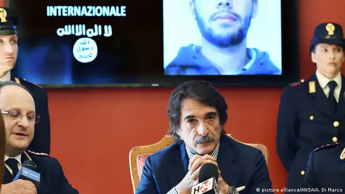 Mutmaßlicher Terrorist in Italien gefasst (picture-alliance/ANSA/A. Di Marco)
