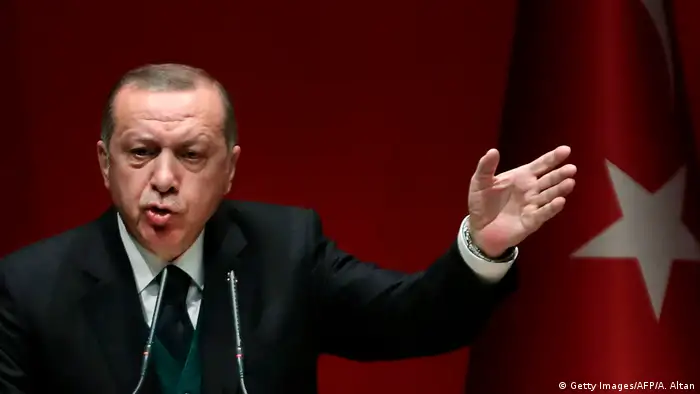 Türkei | Präsident Erdogan (Getty Images/AFP/A. Altan)
