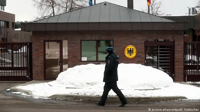 Russland Deutsche Botschaft in Moskau (picture-alliance/dpa/S. Fadeichev)