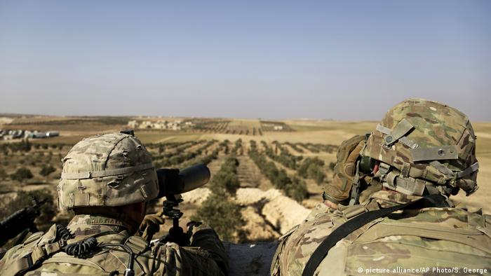 Syrien US-Truppen im Grenzgebiet zur Türkei