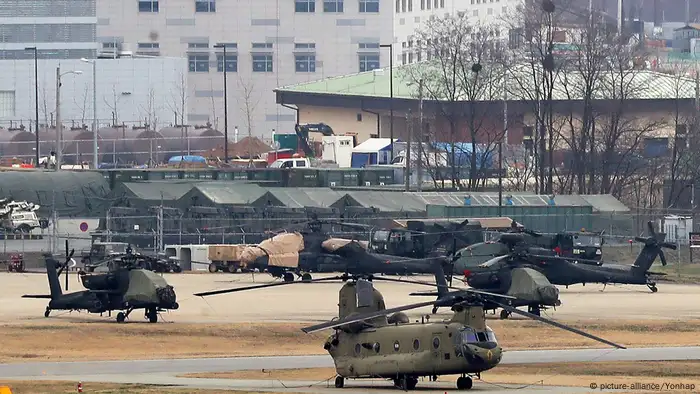 Südkorea US-Truppen beim Militärmanöver (picture-alliance/Yonhap)