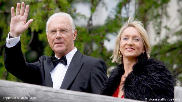 Franz Beckenbauer sa suprugom Heidi