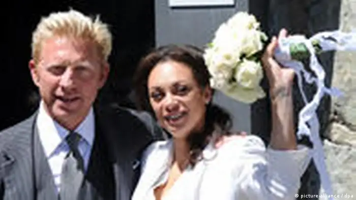 Boris Becker und Lilly nach standesamtlicher Trauung