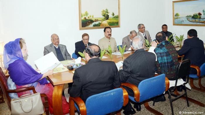 Bangladesch Oppositionspartei BNP-Führers Meeting in Dhaka