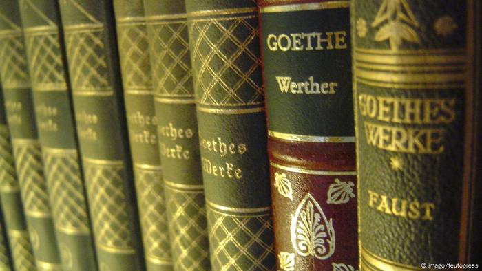 Obras del poeta y dramaturgo alemán Johann Wolfgang von Goethe