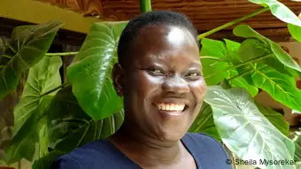 Jane Angom, station manager of Speak FM and Ugandan coordinator of the Cross-Border Network sees great potential in the CBN ( Sheila Mysorekar)