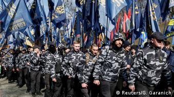 Ακροδεξιοί εναντίον ολιγαρχών το 2018 στο Κίεβο